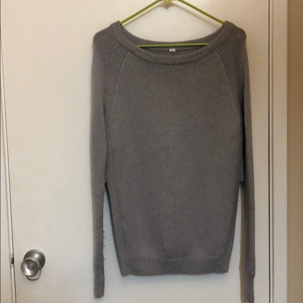 Lululemon Grey Knit Sweater